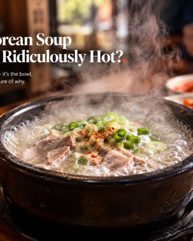 Why Is Korean Soup Served So Ridiculously Hot?
