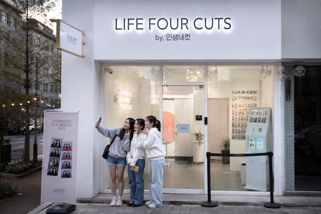 Korean-style photo booth in the United States